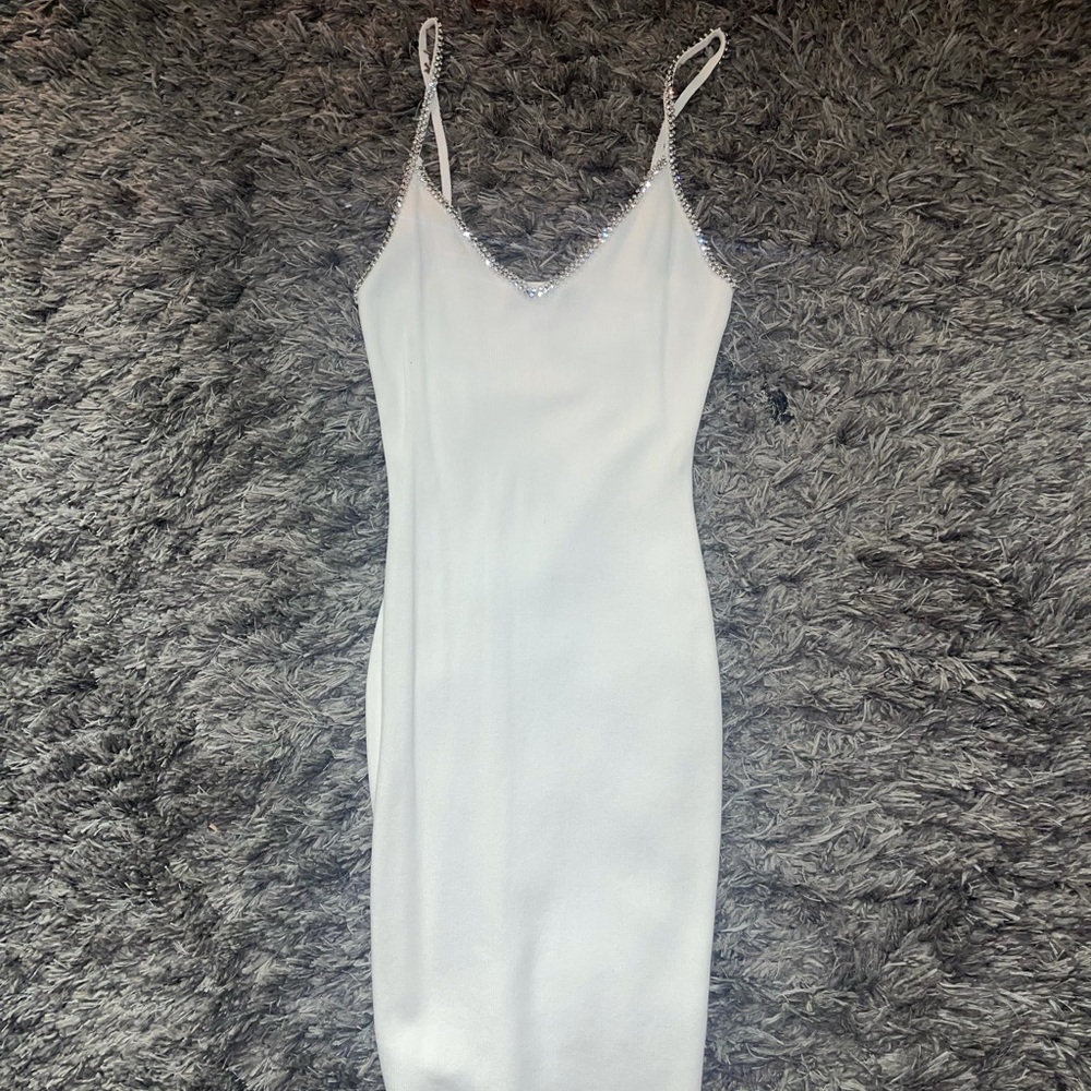 Rhinestone wife beater dress